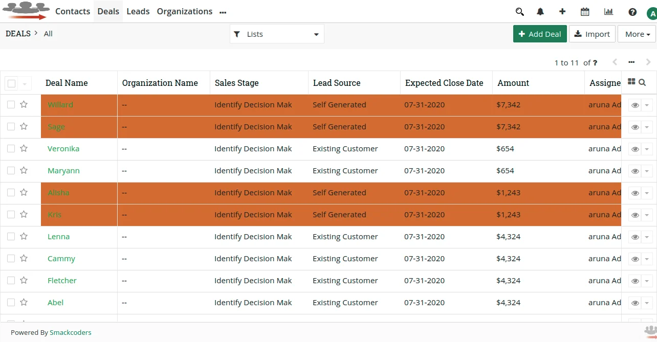 Joforce ListView Colors Configuration 5 Joforce-ListView-Colors-deals-list-view