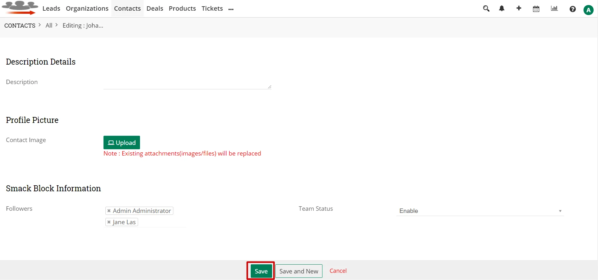 Steps to Assign Multiple Users to a record 4 save-contact-records