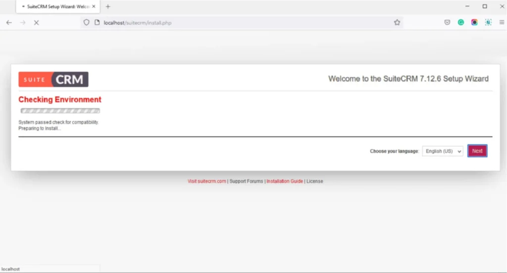Checking-environment